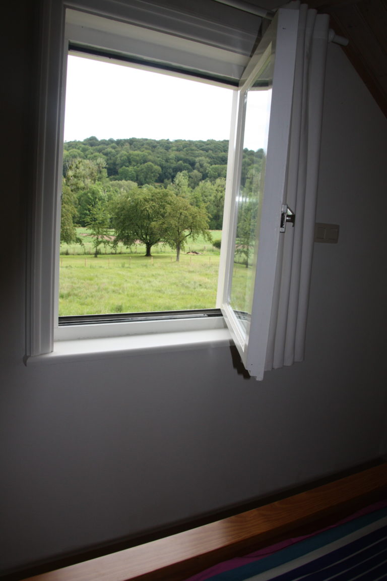 uitzicht vanuit slaapkamer 2
