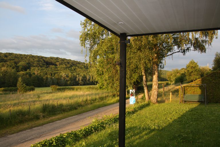 Uitzicht vanuit het huis